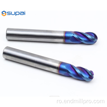 4FLutes Carbide cu bile de carbură solidă Naco